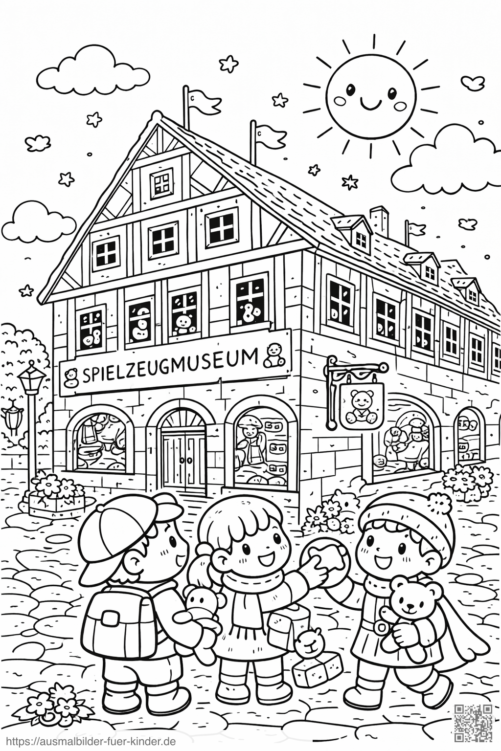 Spielzeugmuseum Nürnberg - Ausmalbild